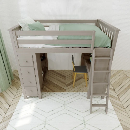 Jackpot! All-In-One Full Study & Storage High Loft Bed 5 Jackpot! All-In-One Full Study & Storage High Loft Bed - Image 5