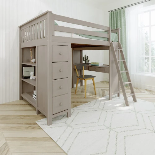 Jackpot! All-In-One Full Study & Storage High Loft Bed 2 Jackpot! All-In-One Full Study & Storage High Loft Bed - Image 2