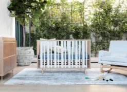 Nursery Works Novella Crib, Stained Ash/Ivory -Children's Products NW15015AY Lifestyle 11 24865.1535735849