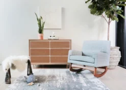 Nursery Works Novella Double Dresser, Stained Ash/Ivory -Children's Products NW15026AY Lifestyle 09 82268.1535737231