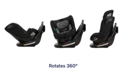 Nuna REVV Rotating Convertible Car Seat -Children's Products Nuna REVV Caviar 360Rotation WithText US 14729.1636923925