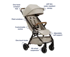Nuna TRVL Stroller -Children's Products Nuna TRVL Hazelwood Features US 68441.1636929652