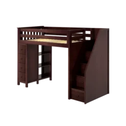 Jackpot! All-In-One Twin Storage High Loft Bed W/ Staircase
