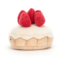 Jellycat Pretty Patisserie Tarte Aux Fraises Plush 7 Jellycat Pretty Patisserie Tarte Aux Fraises Plush -Children's Products PRET3TAF 1 00318.1683908516