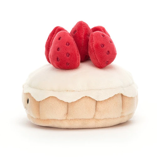 Jellycat Pretty Patisserie Tarte Aux Fraises Plush 4 Jellycat Pretty Patisserie Tarte Aux Fraises Plush - Image 4