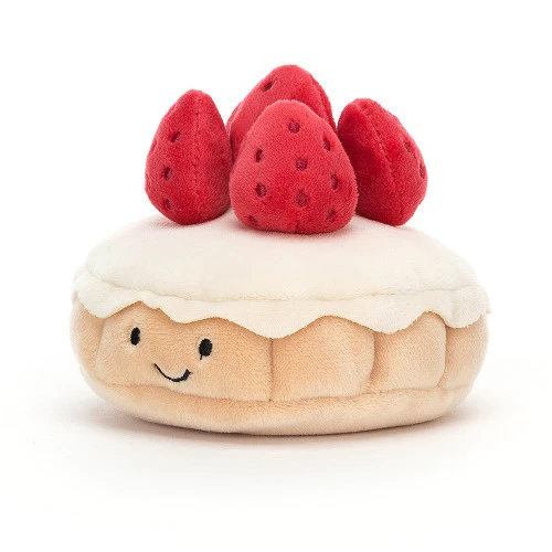 Jellycat Pretty Patisserie Tarte Aux Fraises Plush 1 Jellycat Pretty Patisserie Tarte Aux Fraises Plush