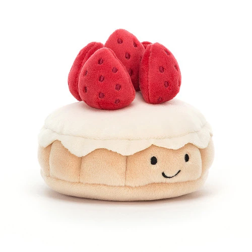 Jellycat Pretty Patisserie Tarte Aux Fraises Plush 3 Jellycat Pretty Patisserie Tarte Aux Fraises Plush - Image 3