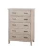 Stella Baby & Child Remi 5 Drawer Chest, Sugarcoat