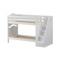Maxtrix Kids STELLAR Twin Medium Staircase Bunk Bed 9 Maxtrix Kids STELLAR Twin Medium Staircase Bunk Bed -Children's Products STELLAR WC 56485.1569104346