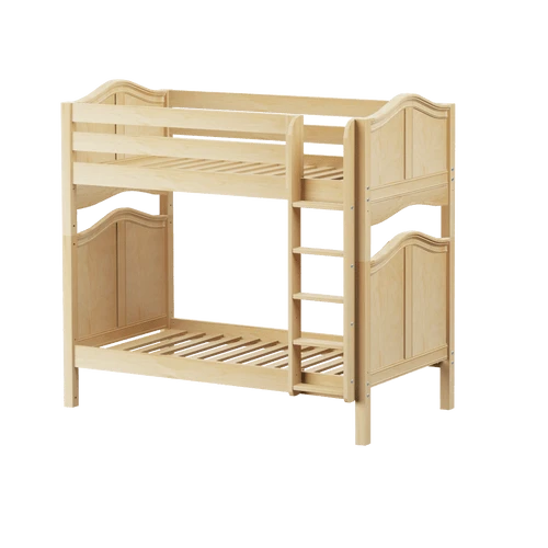 Maxtrix Kids TALL Twin High Bunk Bed W/ Straight Ladder