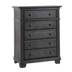 Pali Potenza 5 Drawer Chest, Distressed Granite