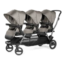 Peg Perego Triplette Piroet Stroller Seat, City Grey -Children's Products Triplette CityGrey 45717.1664836181