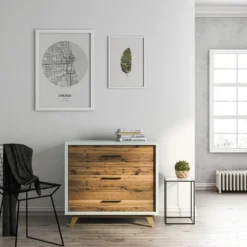 Romina Furniture Uptown Single Dresser 8 Romina Furniture Uptown Single Dresser -Children's Products Uptown Single Dresser Solid Wood 42875.1635712641