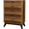 Westwood Urban Rustic 5 Drawer Chest, Brushed Wheat