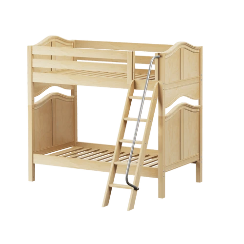 Maxtrix Kids VENTI Twin High Bunk Bed W/ Angled Ladder 1 Maxtrix Kids VENTI Twin High Bunk Bed W/ Angled Ladder