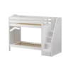 Maxtrix Kids WOPPER Twin High Staircase Bunk Bed