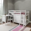 Jackpot Twin Low Loft Bed W/ 3 Drawer + Desk + Bookcase