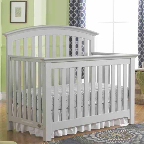Ti Amo Baci Convertible Crib, Misty Grey 1 Ti Amo Baci Convertible Crib, Misty Grey