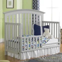 Ti Amo Baci Convertible Crib, Misty Grey 5 Ti Amo Baci Convertible Crib, Misty Grey -Children's Products baci toddler 92794.1536619493