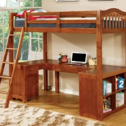 Furniture Of America Dutton Twin High Loft Bed