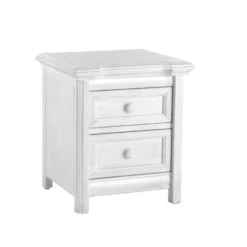 Pali Cristallo Nightstand, Vintage White
