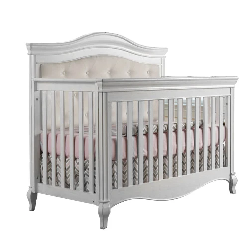 Pali Diamante Forever Crib W/ Beige Fabric Panel 1 Pali Diamante Forever Crib W/ Beige Fabric Panel