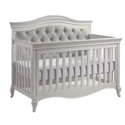 Pali Diamante Forever Crib W/ Grey Vinyl Panel