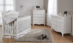 Pali Diamante Forever Crib W/ Beige Fabric Panel 9 Pali Diamante Forever Crib W/ Beige Fabric Panel -Children's Products diamante fc dbl5dr vw bg 07012.1617245162