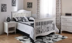 Pali Diamante Forever Crib W/ Grey Vinyl Panel -Children's Products diamante fsb 14 vw bg 08984.1617245427