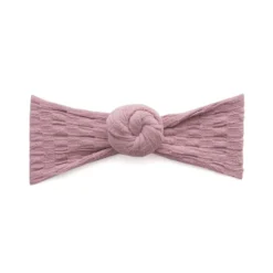 Baby Bling Waffle Bun Headband, Mauve