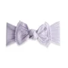 Baby Bling Trimmed Classic Knot Mini Pom Headband, Light Orchid